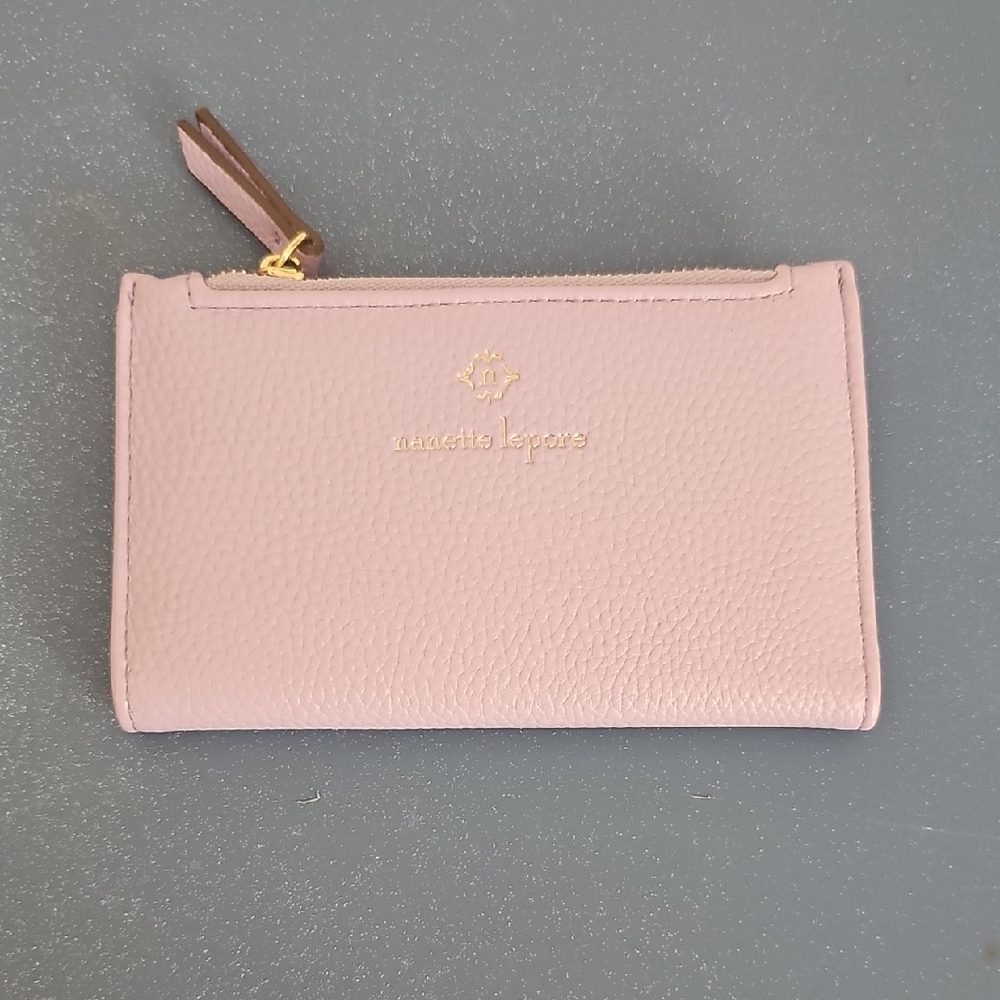NWOT Nanette Lepore Blush Pink Leather Wallet